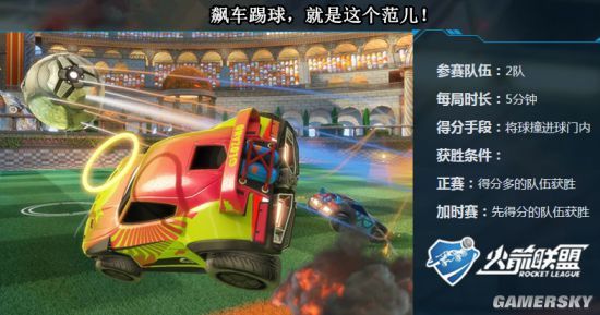  火箭联盟车球大战升级，空中特技决胜毫厘之间  